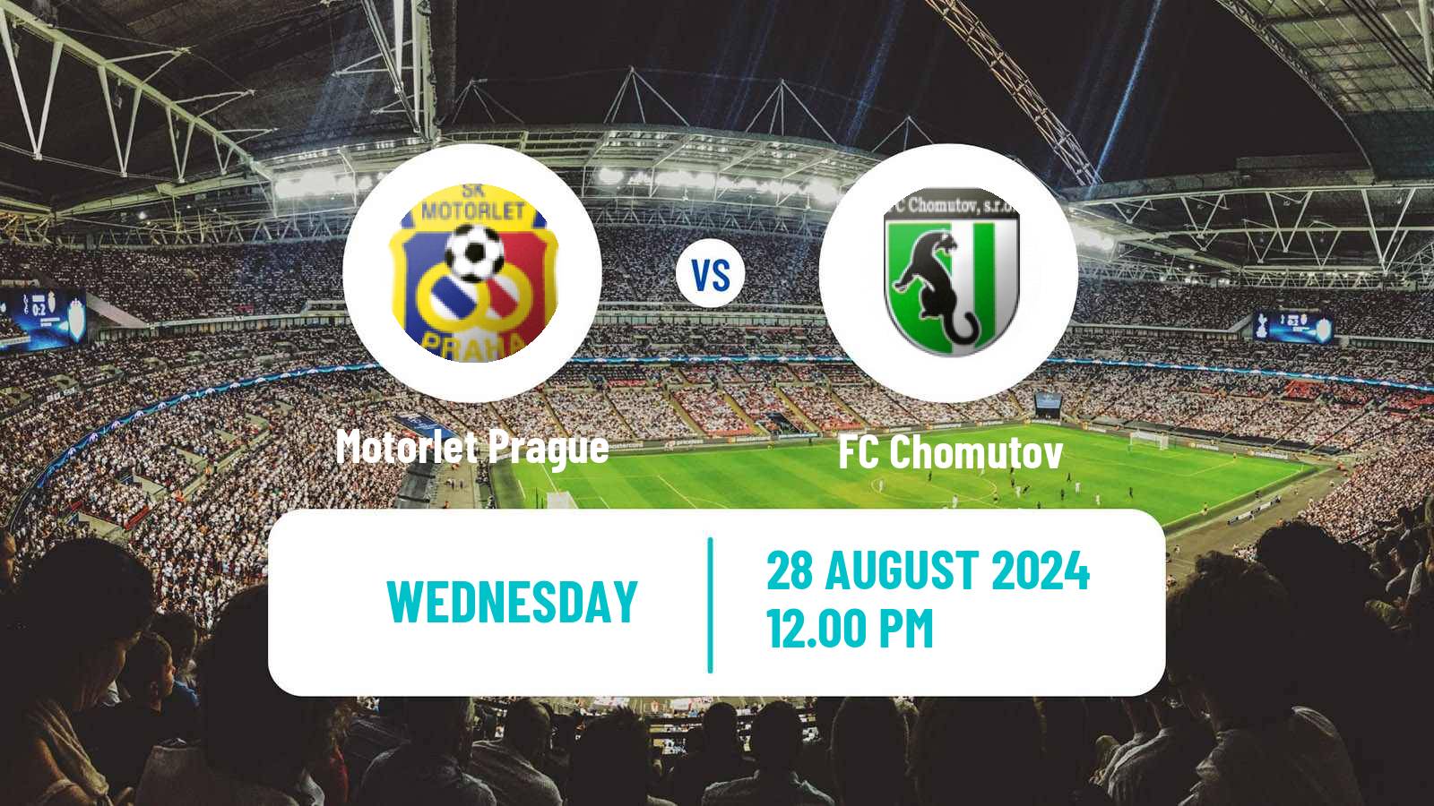 Soccer Czech CFL Group A Motorlet Prague - Chomutov