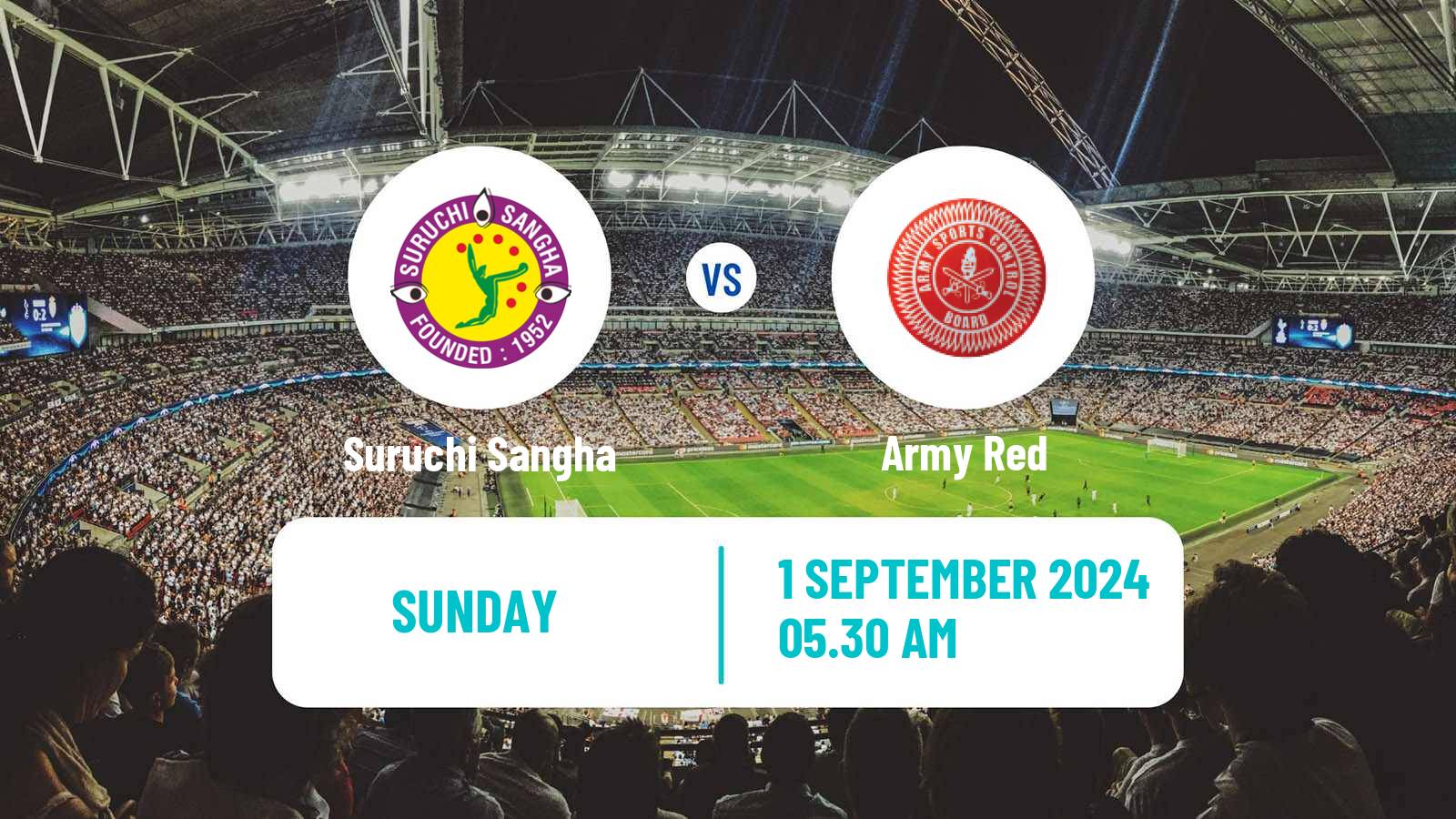 Soccer Calcutta Premier Division Suruchi Sangha - Army Red