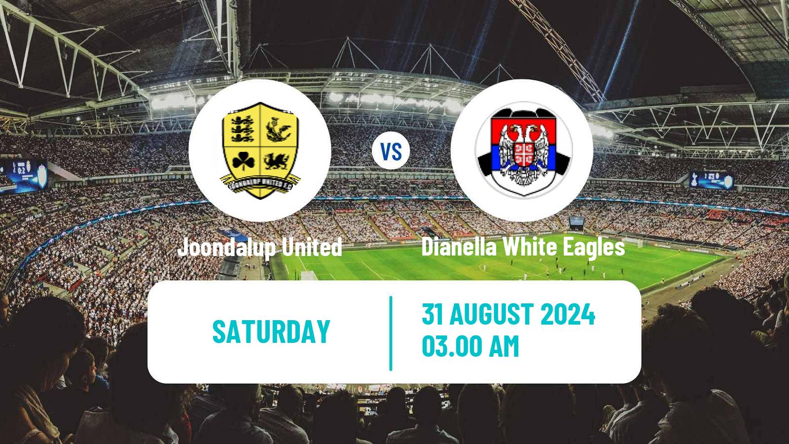 Soccer Australian WA State League Joondalup United - Dianella White Eagles