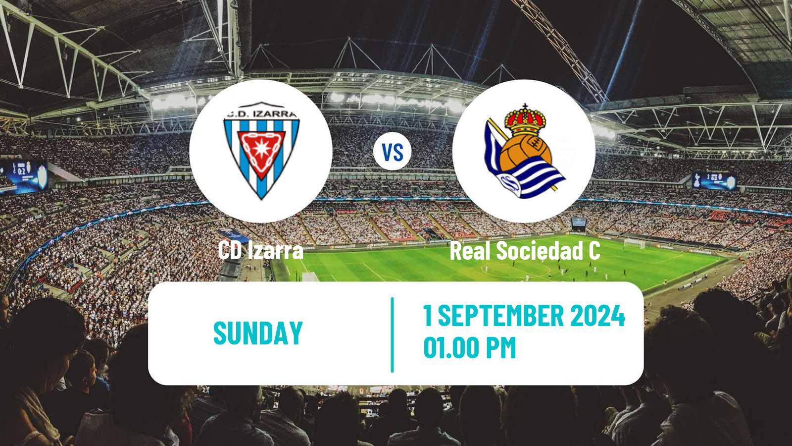 Soccer Spanish Segunda RFEF - Group 2 Izarra - Real Sociedad C