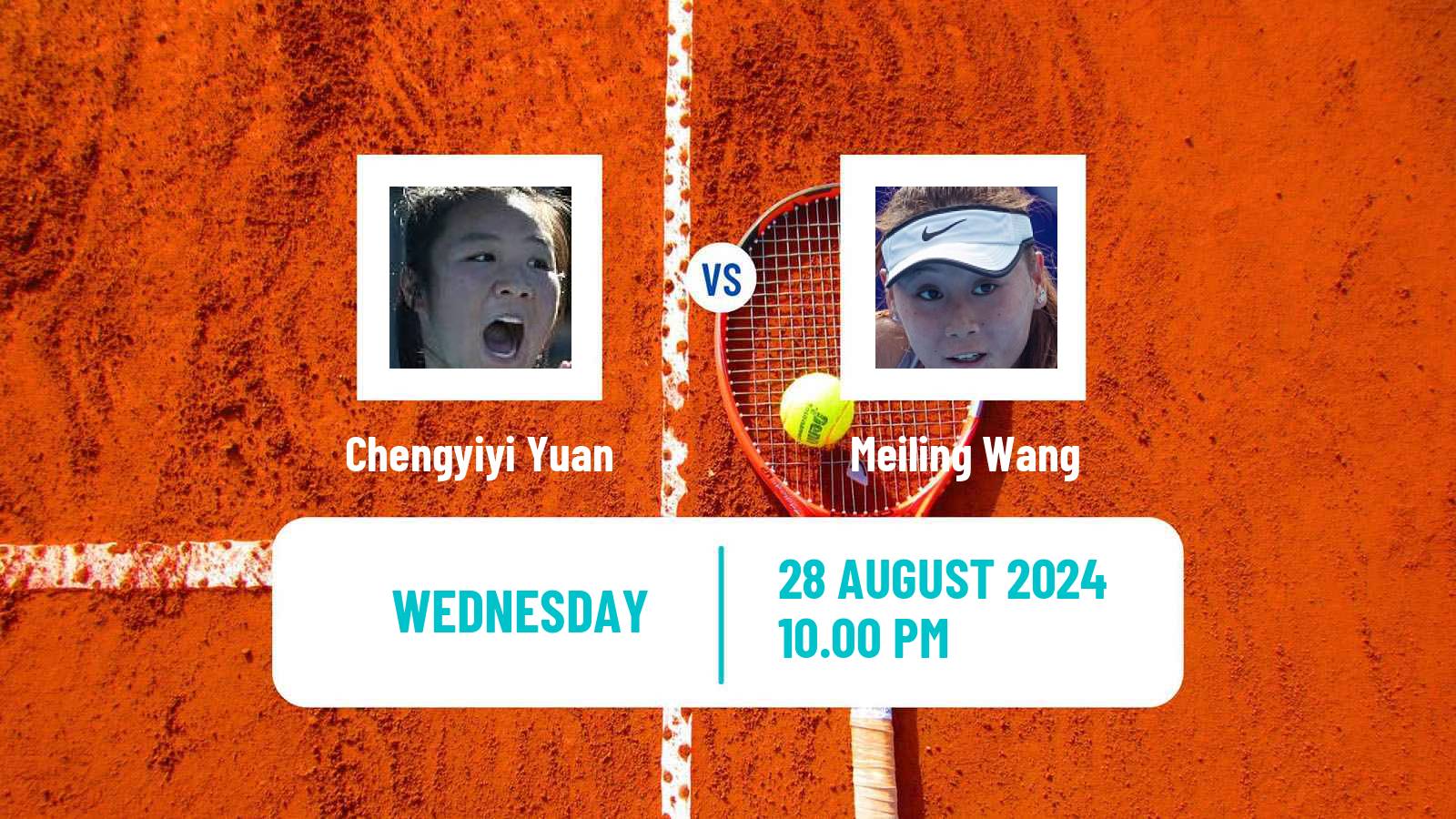 Tennis ITF W50 Jinan Women Chengyiyi Yuan - Meiling Wang