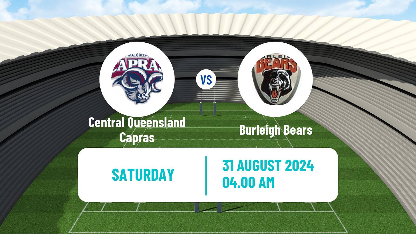 Rugby league Australian Queensland Cup Central Queensland Capras - Burleigh Bears