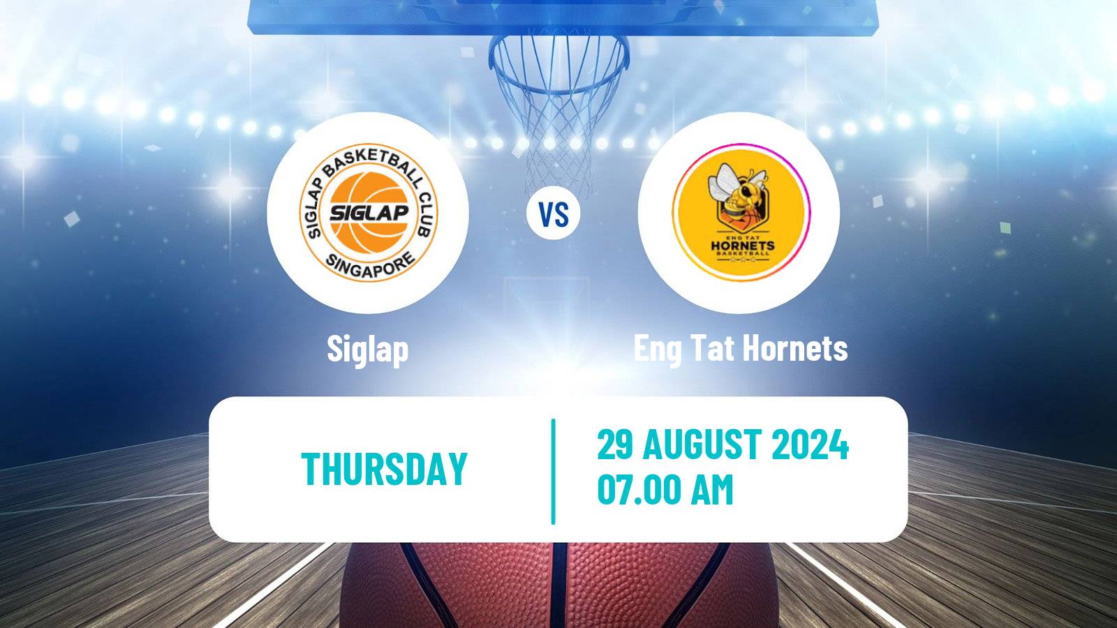 Basketball Singapore NBL Siglap - Eng Tat Hornets