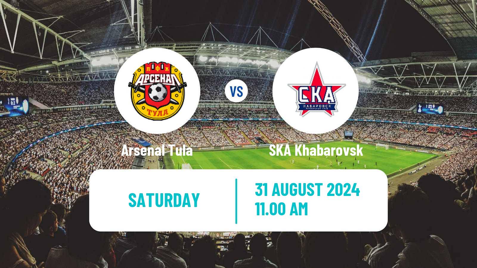 Soccer Russian FNL Arsenal Tula - SKA Khabarovsk