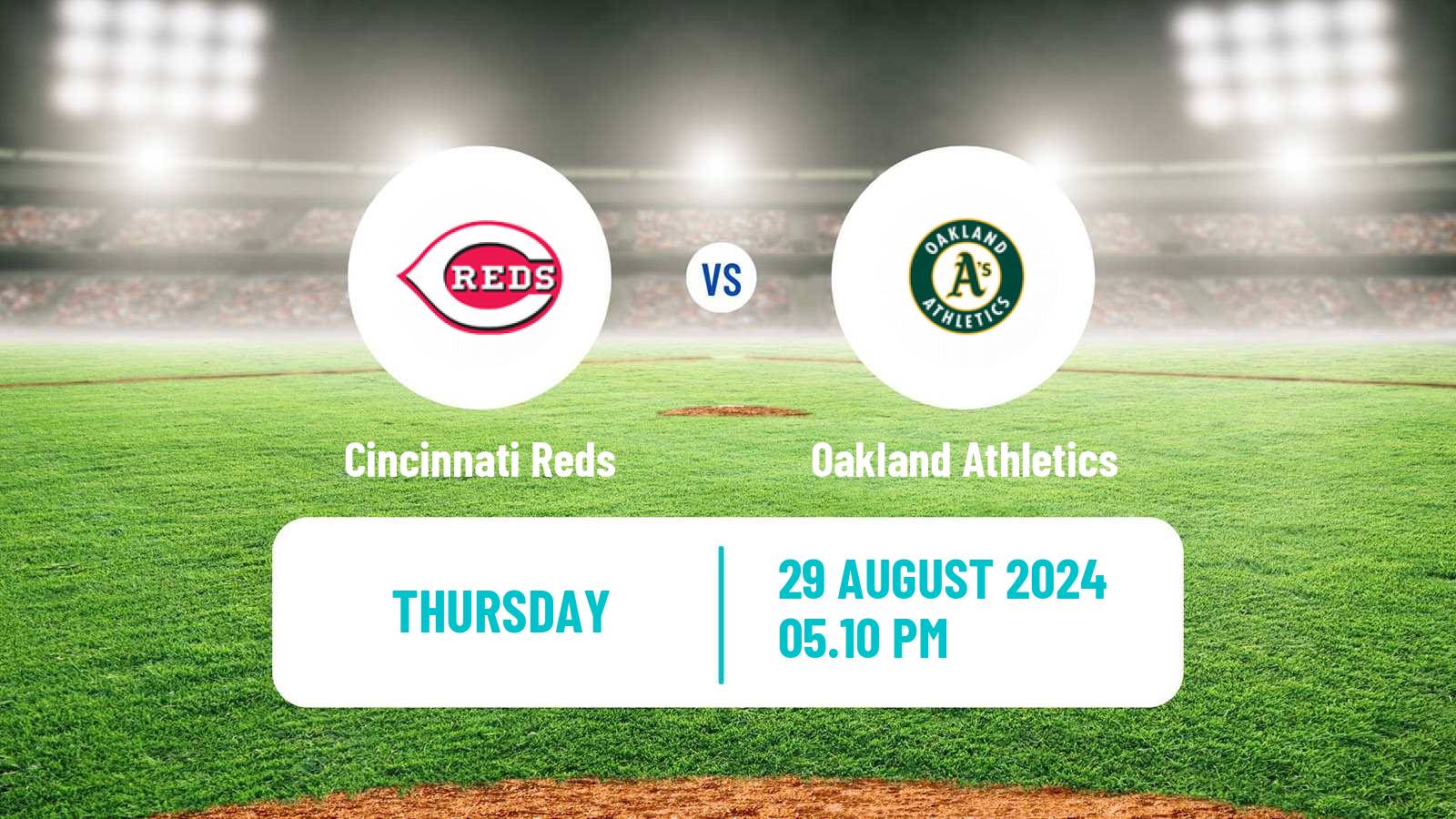 Baseball MLB Cincinnati Reds - Oakland Athletics