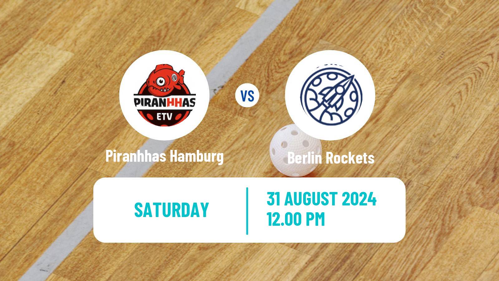 Floorball German 1 FBL Floorball Piranhhas Hamburg - Berlin Rockets