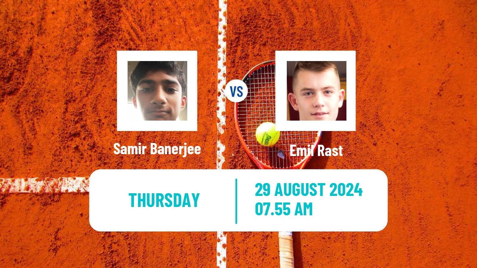 Tennis ITF M15 Szczawno Men Samir Banerjee - Emil Rast