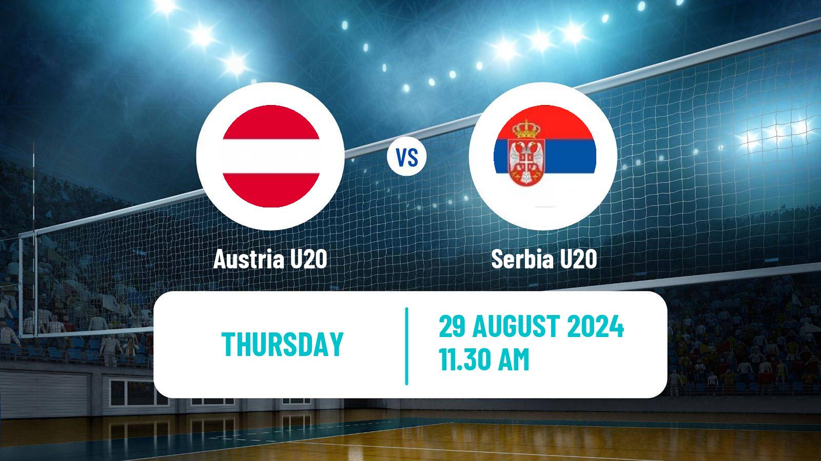 Volleyball European Championship U20 Volleyball Austria U20 - Serbia U20