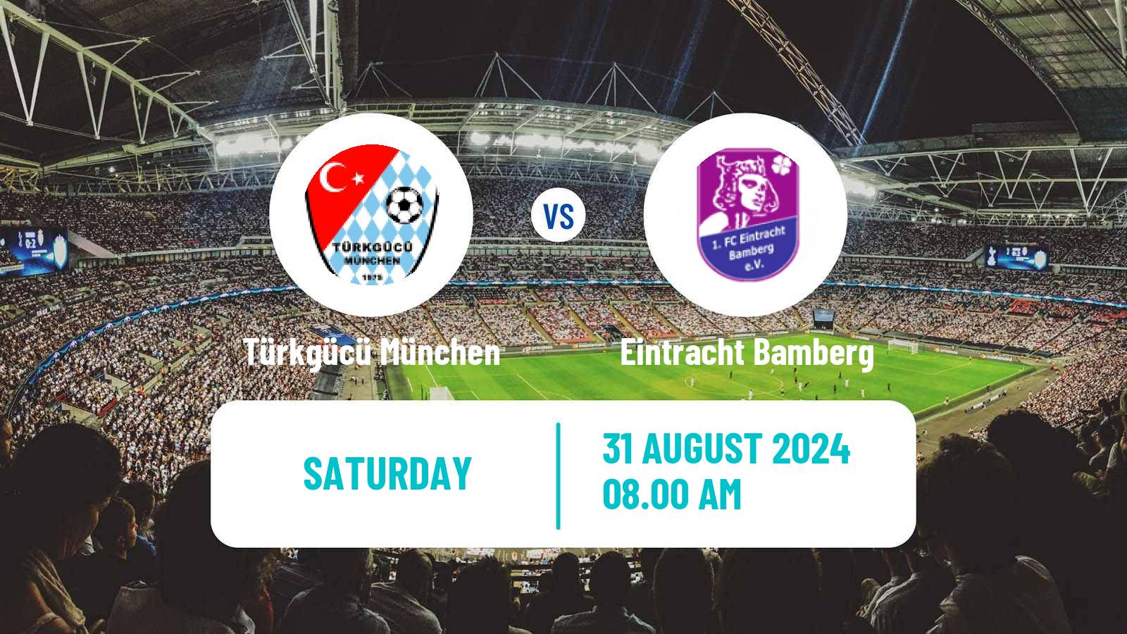 Soccer German Regionalliga Bayern Türkgücü München - Eintracht Bamberg