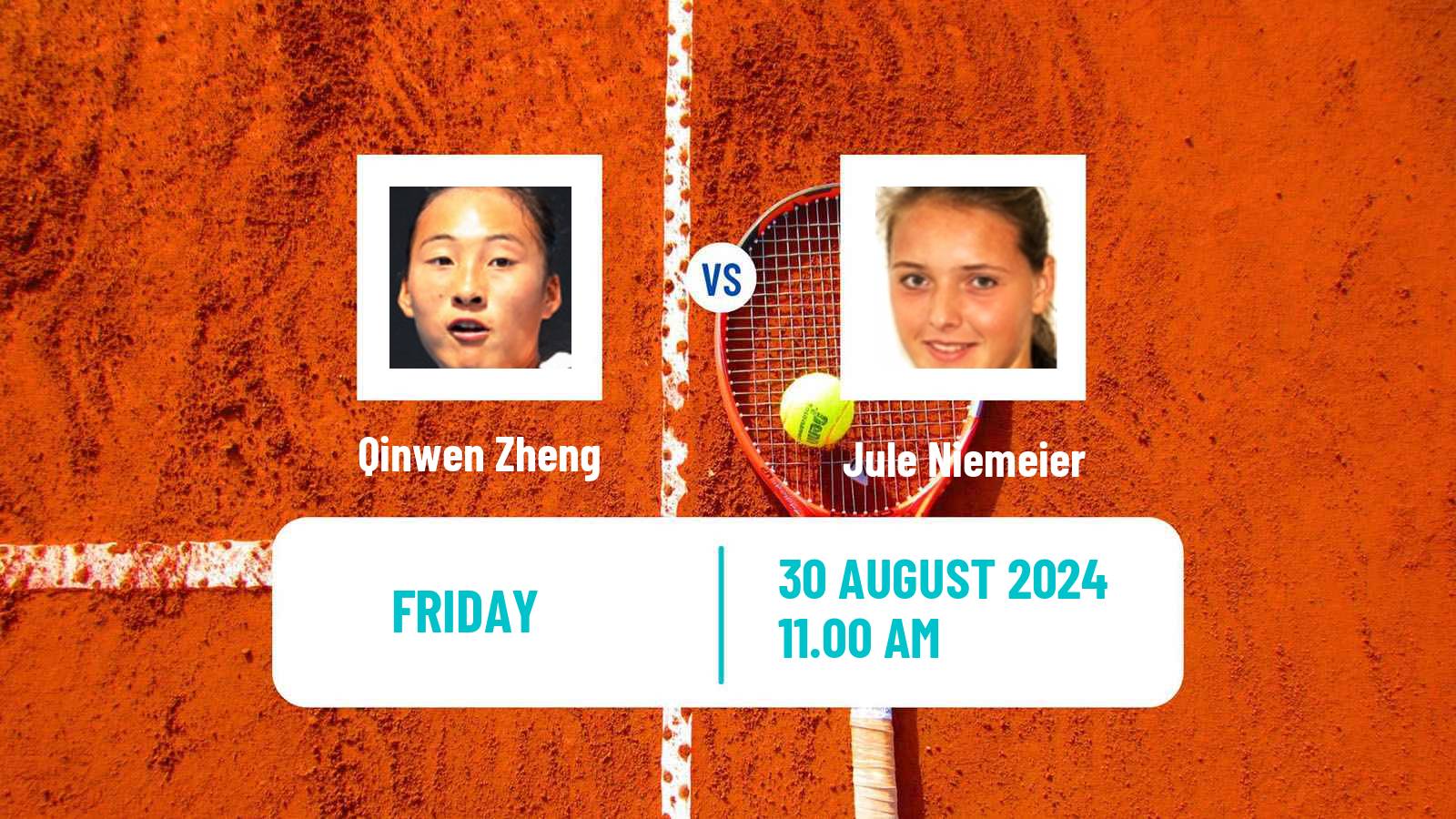 Tennis WTA US Open Qinwen Zheng - Jule Niemeier