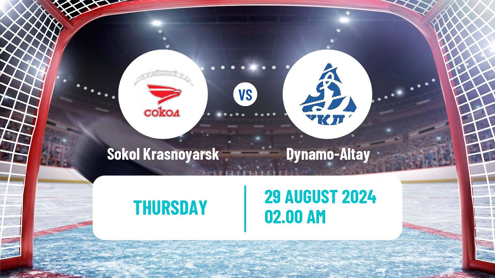 Hockey Club Friendly Ice Hockey Sokol Krasnoyarsk - Dynamo-Altay