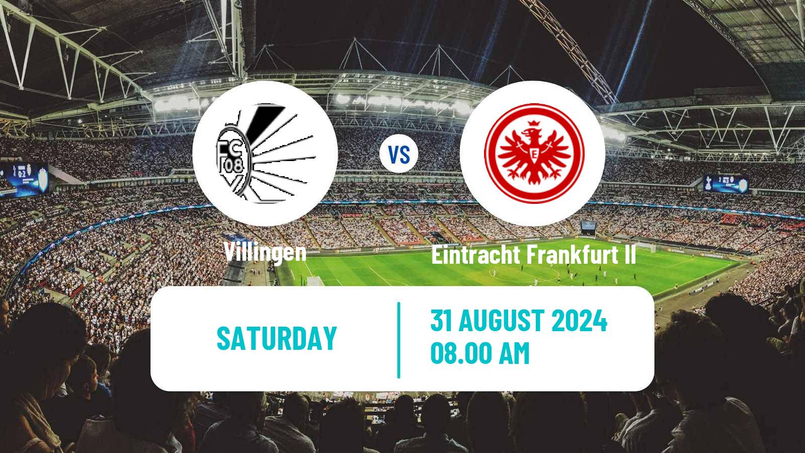 Soccer German Regionalliga Sudwest Villingen - Eintracht Frankfurt II