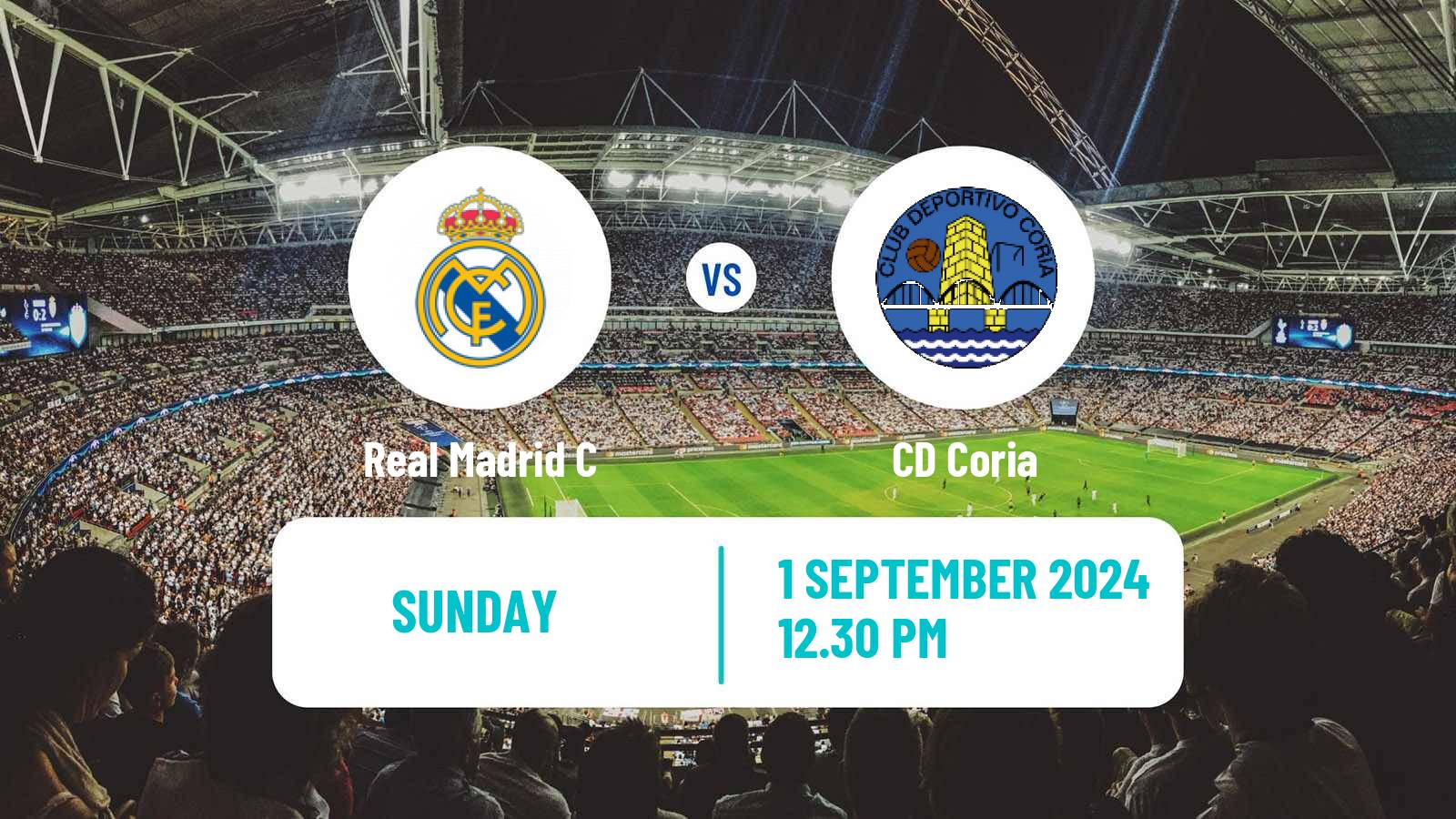 Soccer Spanish Segunda RFEF - Group 5 Real Madrid C - Coria