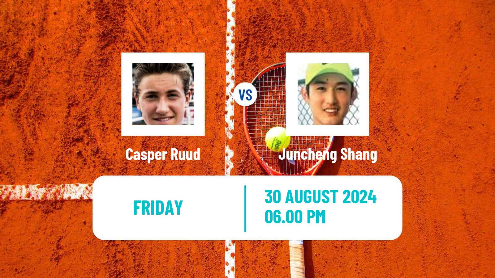 Tennis ATP US Open Casper Ruud - Juncheng Shang