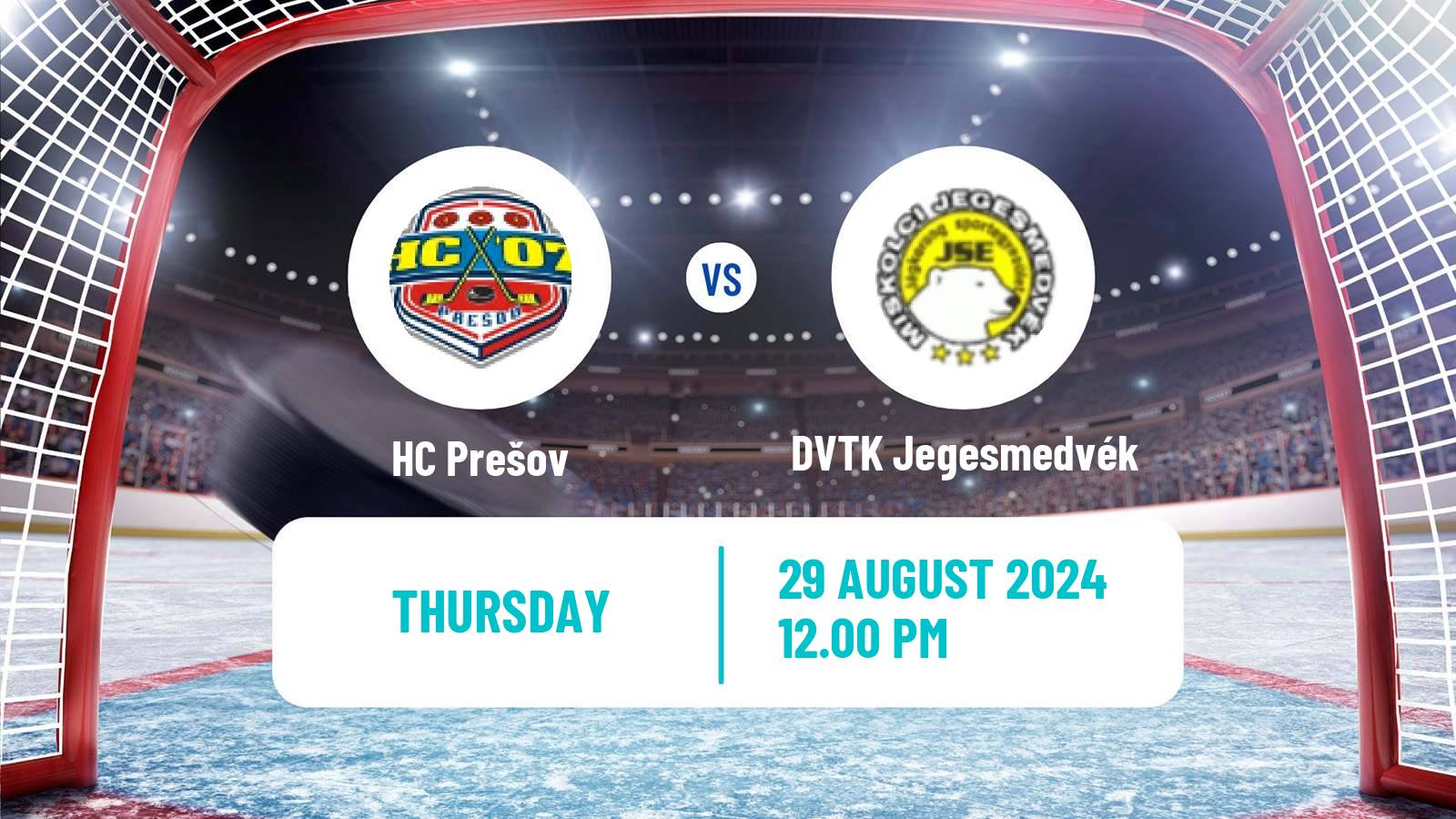 Hockey Club Friendly Ice Hockey Prešov - DVTK Jegesmedvék