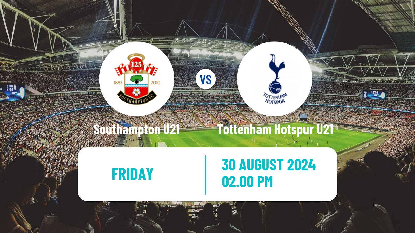 Soccer English Premier League 2 Southampton U21 - Tottenham Hotspur U21