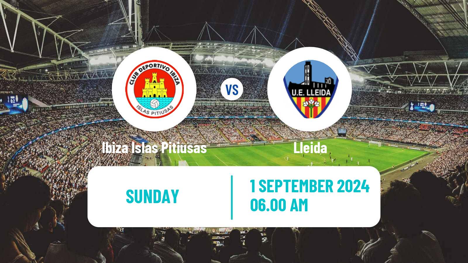 Soccer Spanish Segunda RFEF - Group 3 Ibiza Islas Pitiusas - Lleida