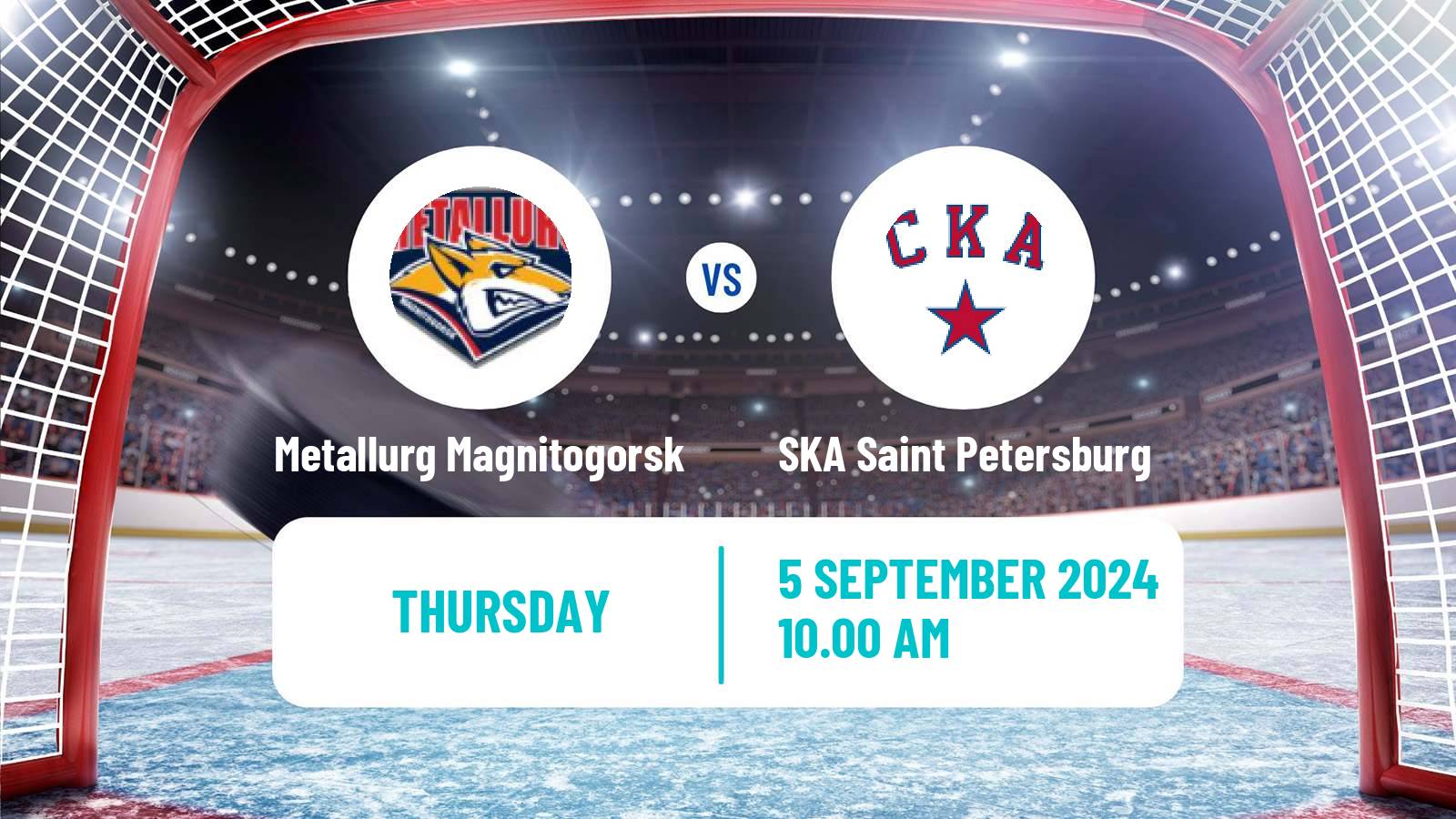 Hockey KHL Metallurg Magnitogorsk - SKA Saint Petersburg