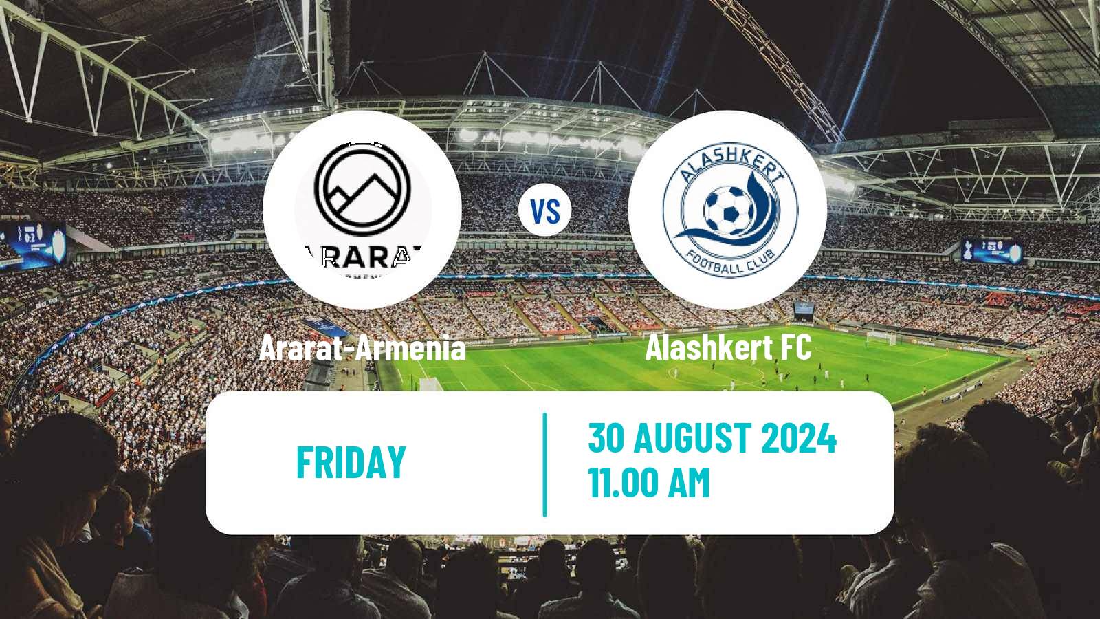 Soccer Armenian Premier League Ararat-Armenia - Alashkert