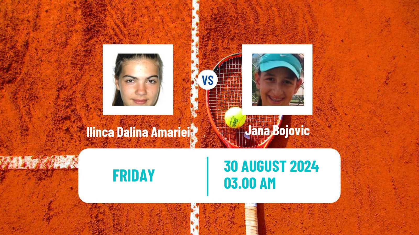 Tennis ITF W35 Brasov Women Ilinca Dalina Amariei - Jana Bojovic