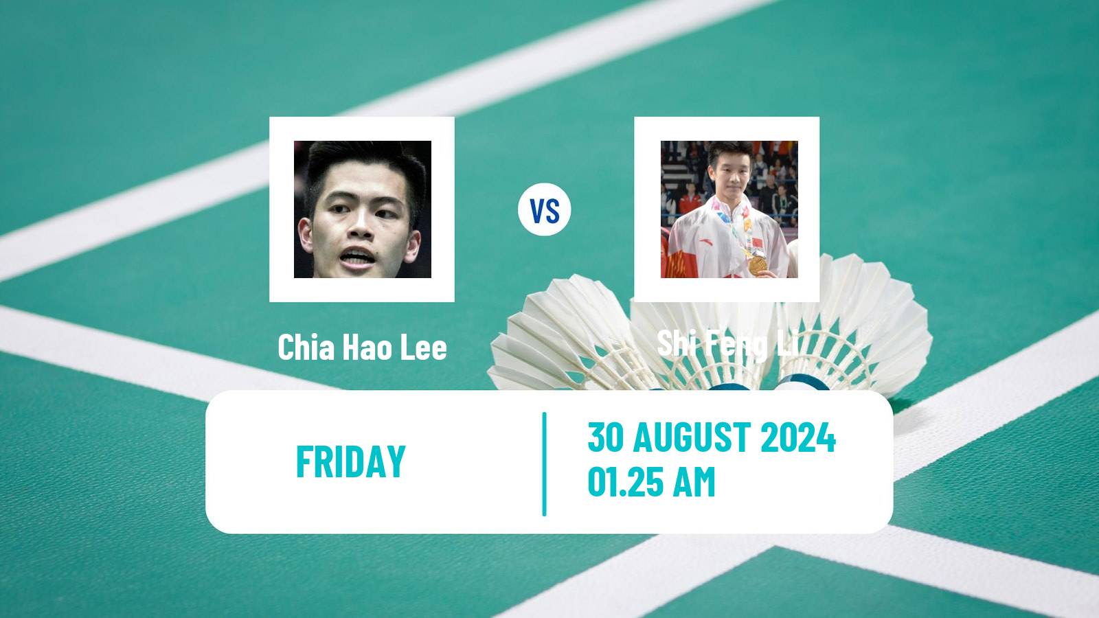 Badminton BWF World Tour Korea Open Men Chia Hao Lee - Shi Feng Li