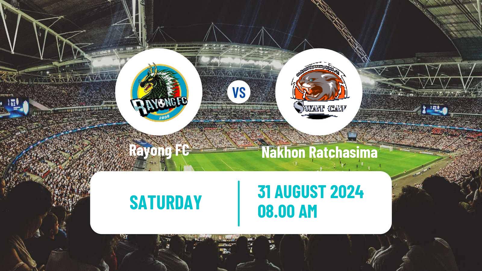 Soccer Thai League 1 Rayong FC - Nakhon Ratchasima