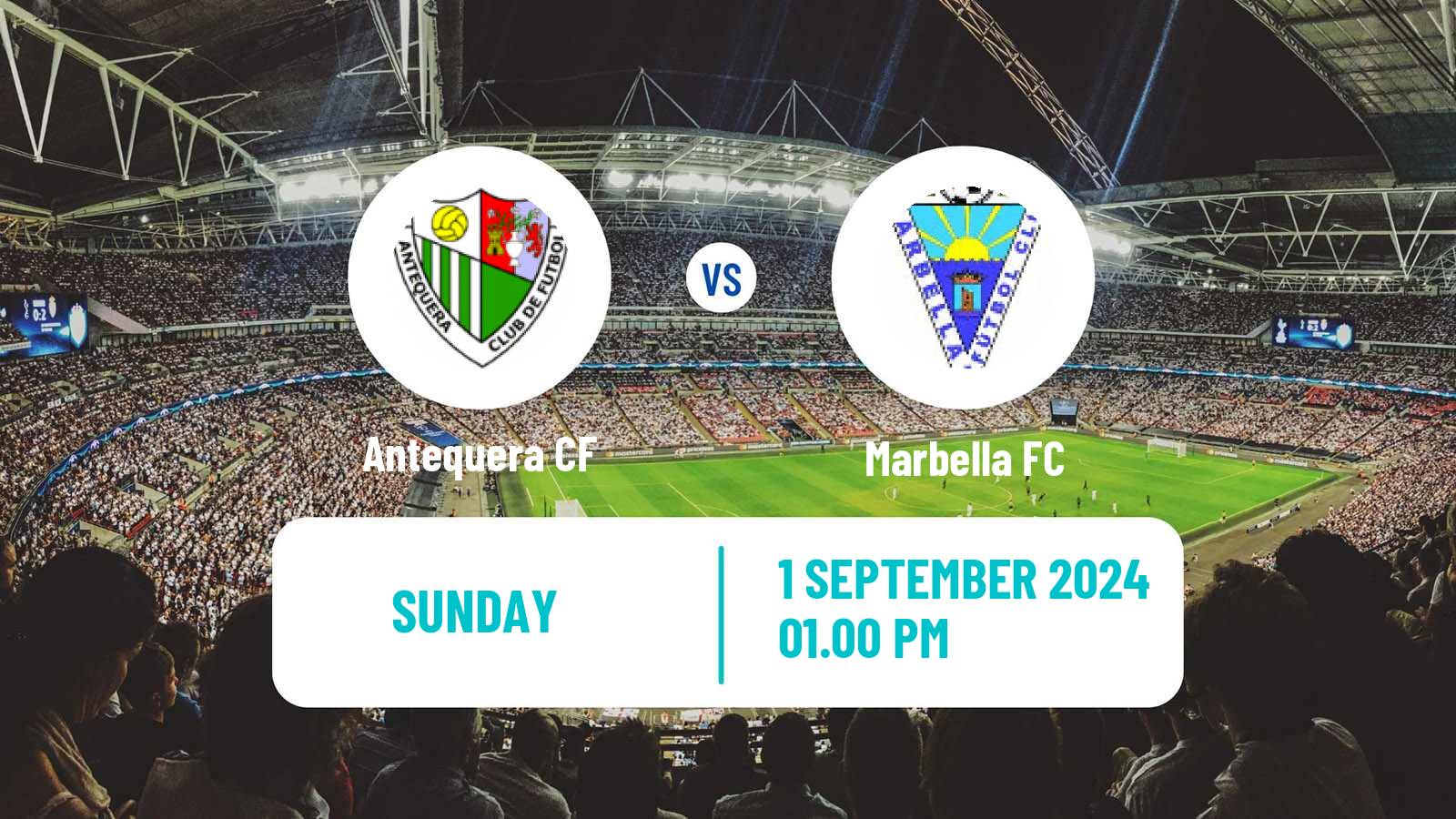 Soccer Spanish Primera RFEF Group 2 Antequera - Marbella