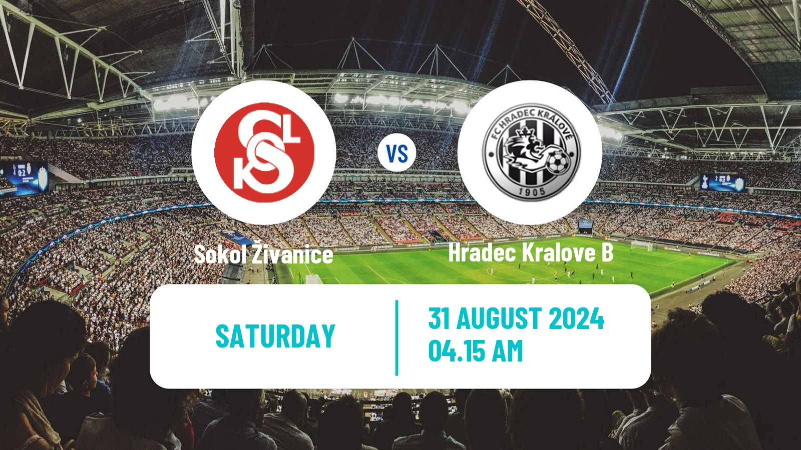 Soccer Czech CFL Group B Sokol Živanice - Hradec Kralove B