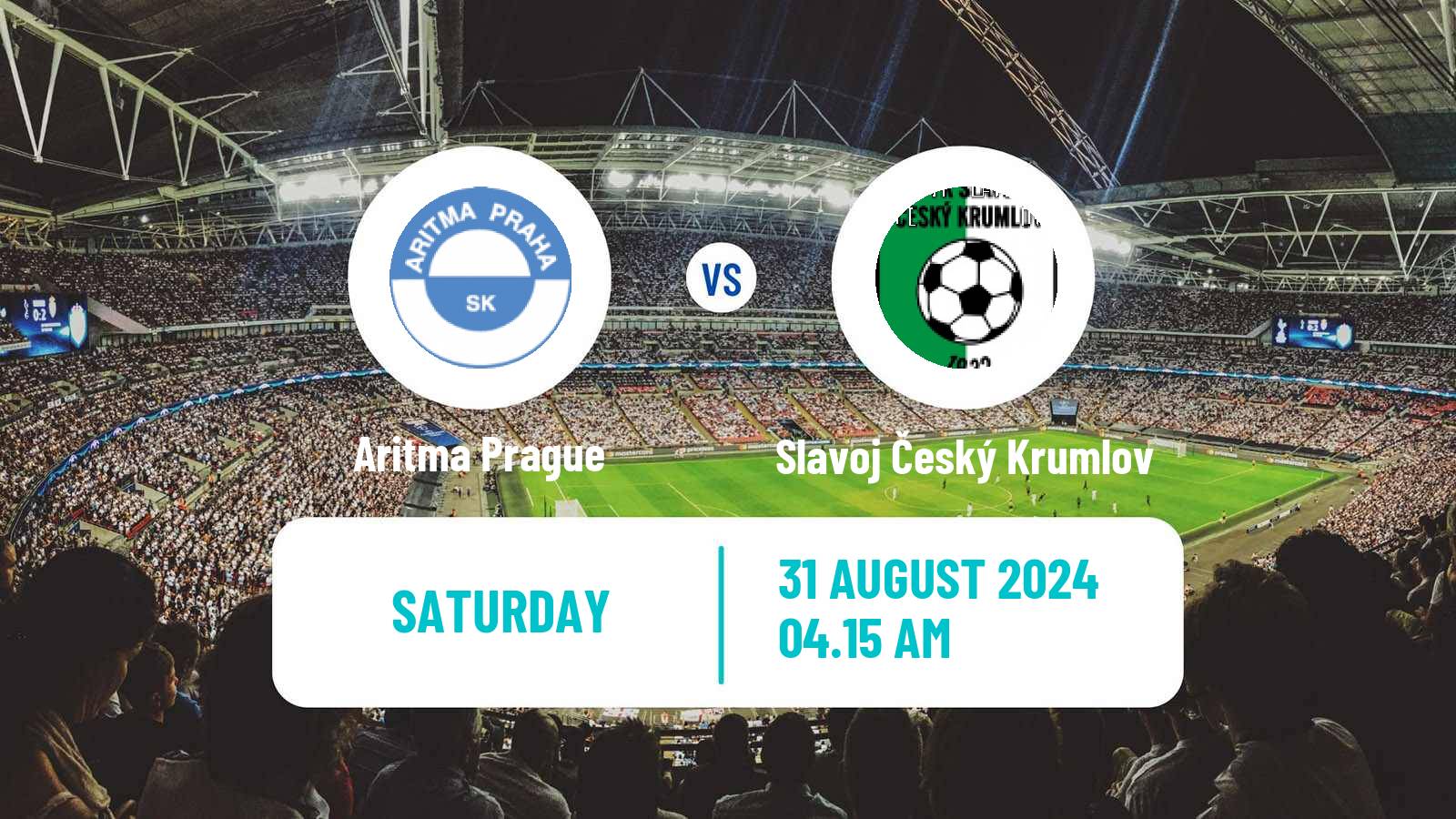 Soccer Czech Division A Aritma Prague - Slavoj Český Krumlov