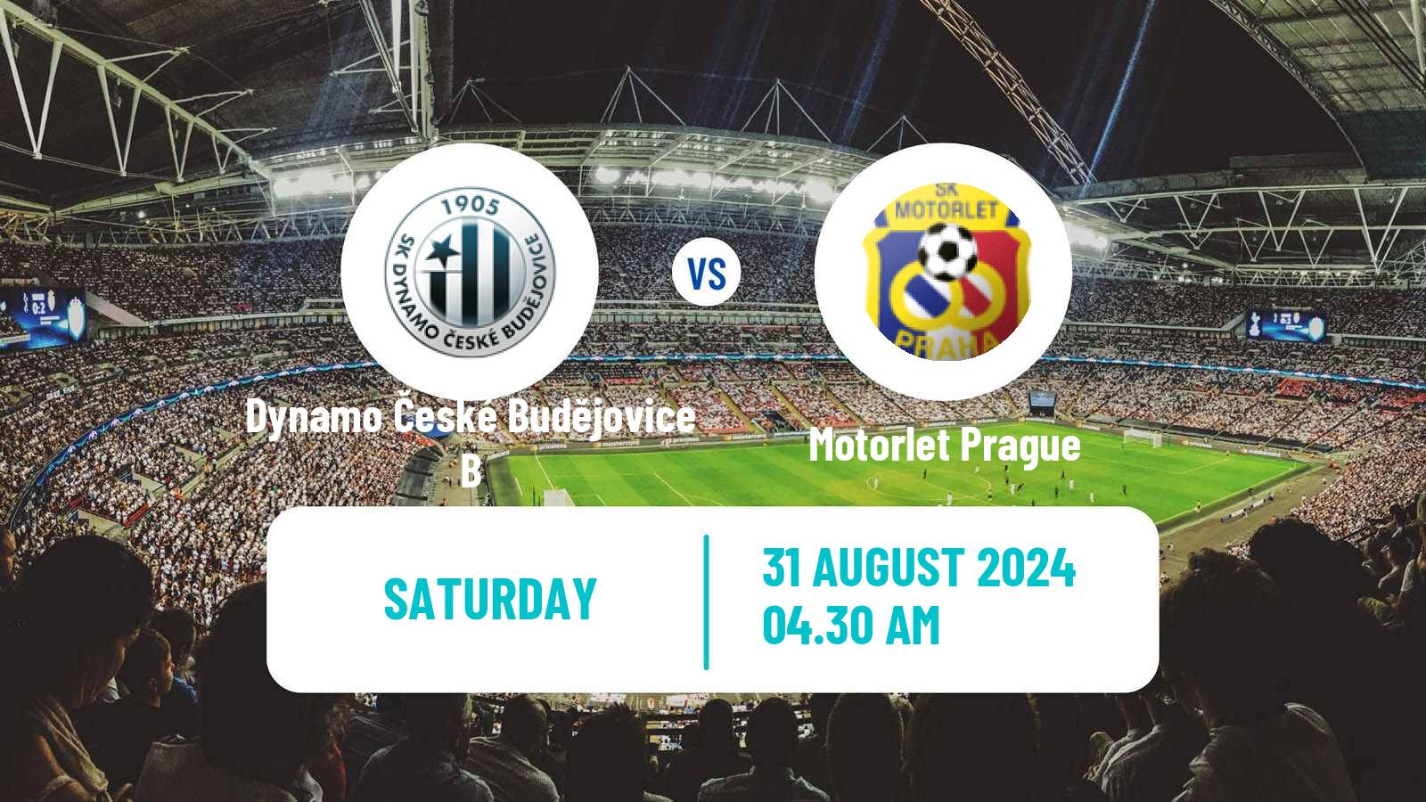 Soccer Czech CFL Group A Dynamo České Budějovice B - Motorlet Prague