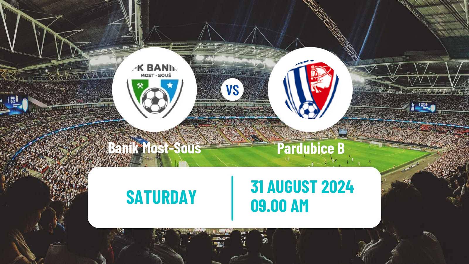 Soccer Czech CFL Group B Baník Most-Souš - Pardubice B