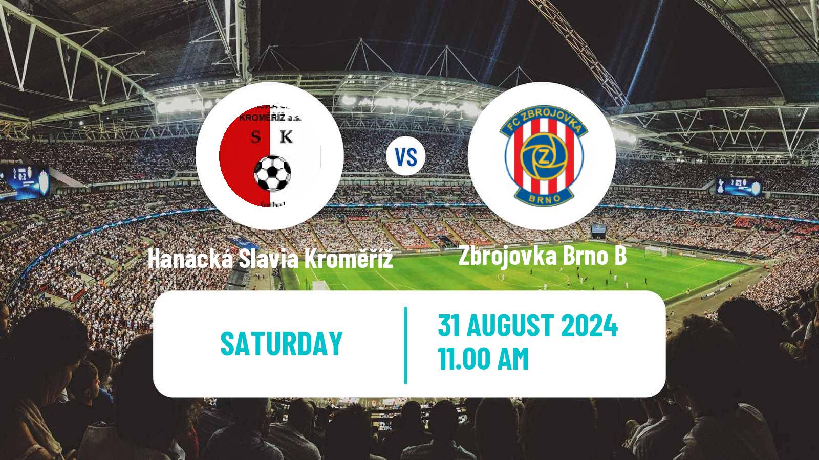 Soccer Czech MSFL Hanácká Slavia Kroměříž - Zbrojovka Brno B