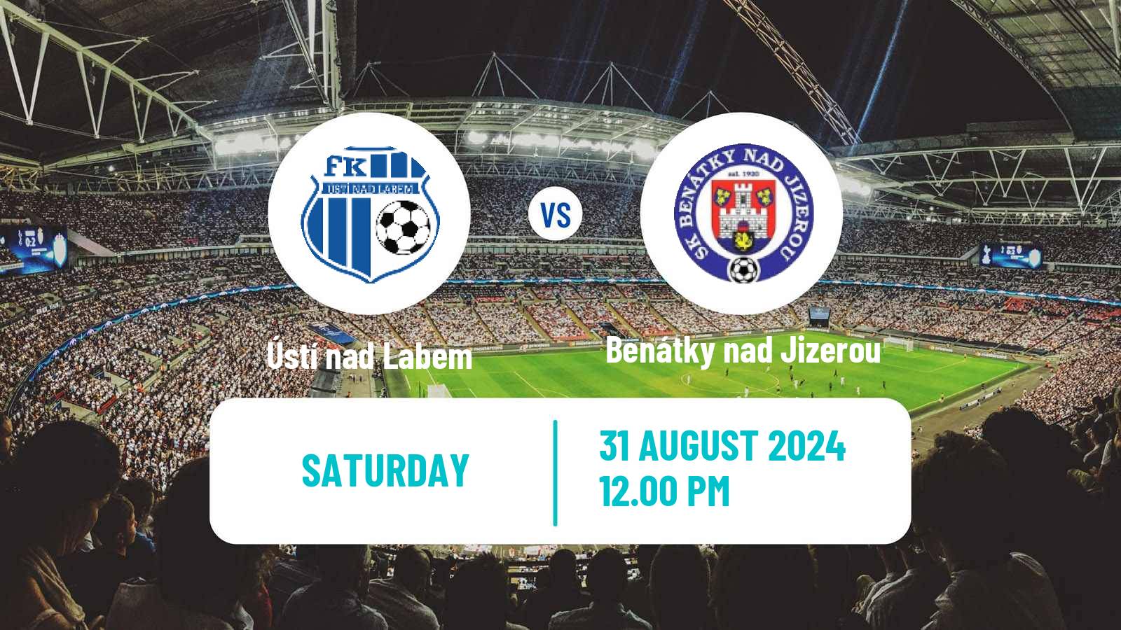 Soccer Czech CFL Group B Ústí nad Labem - Benátky nad Jizerou