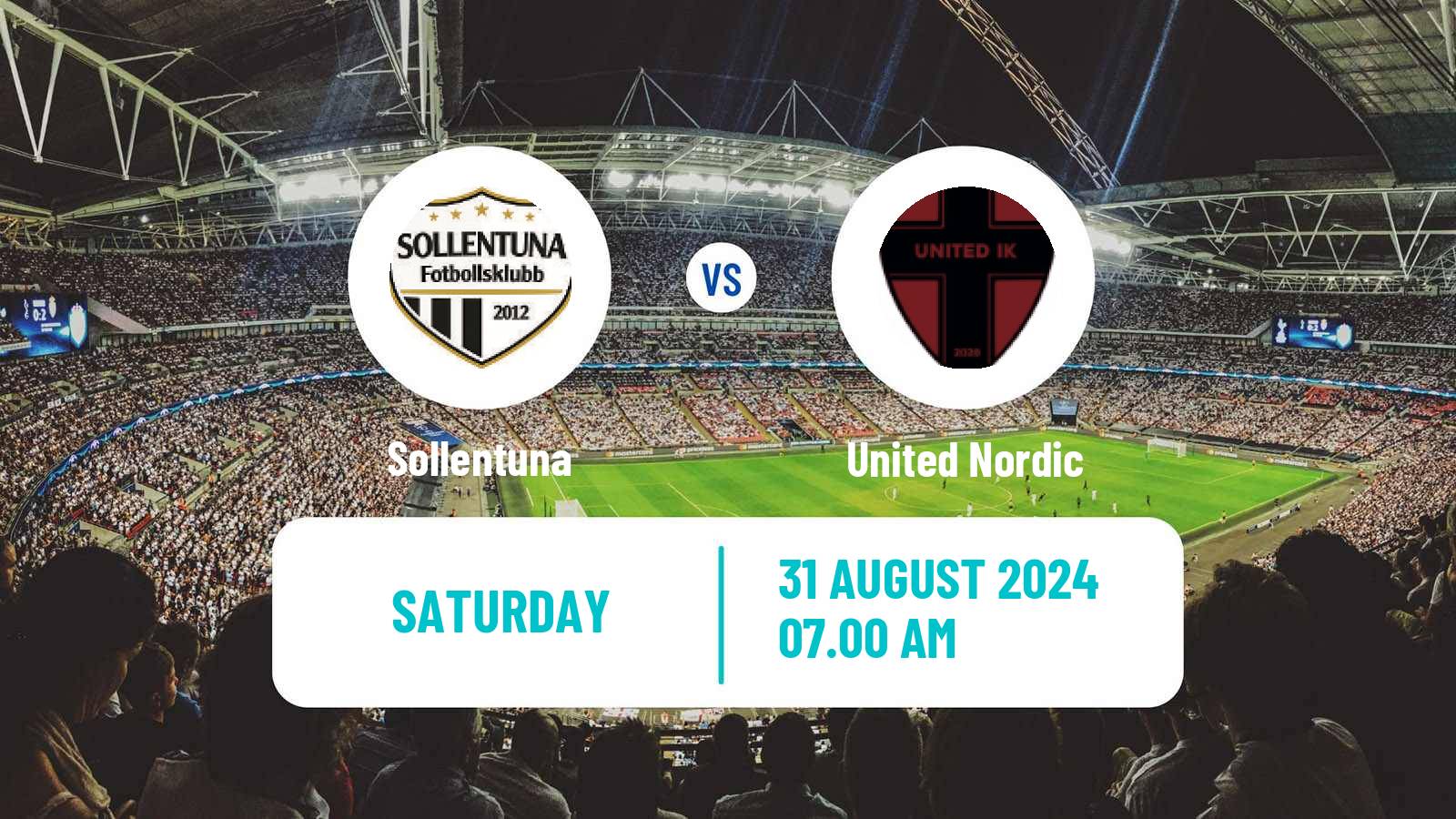 Soccer Swedish Division 1 Norra Sollentuna - United Nordic