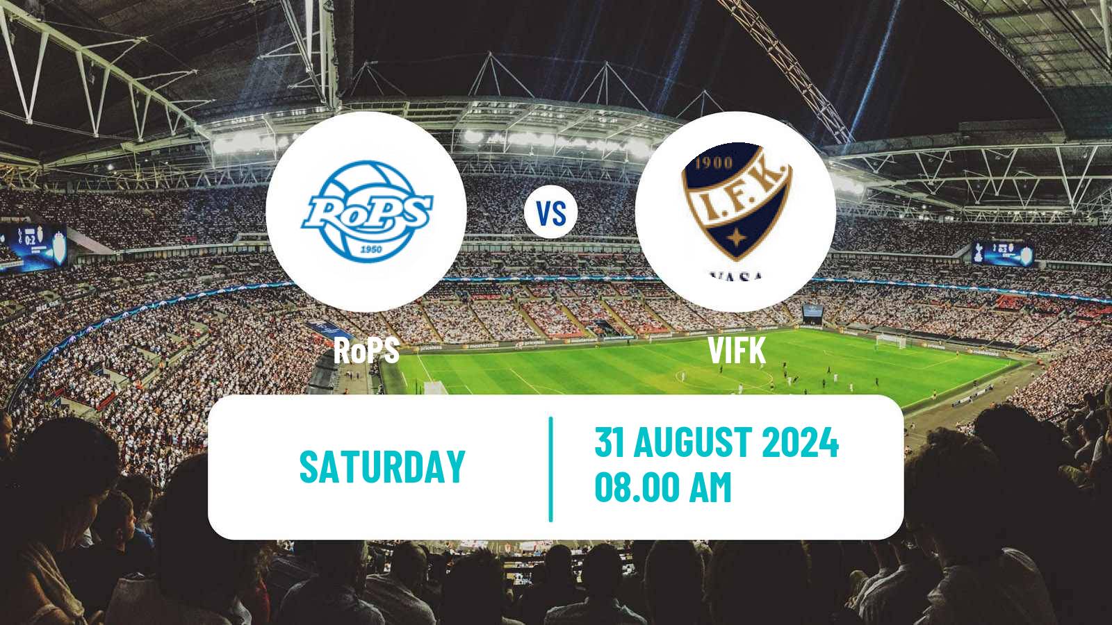 Soccer Finnish Ykkonen RoPS - VIFK