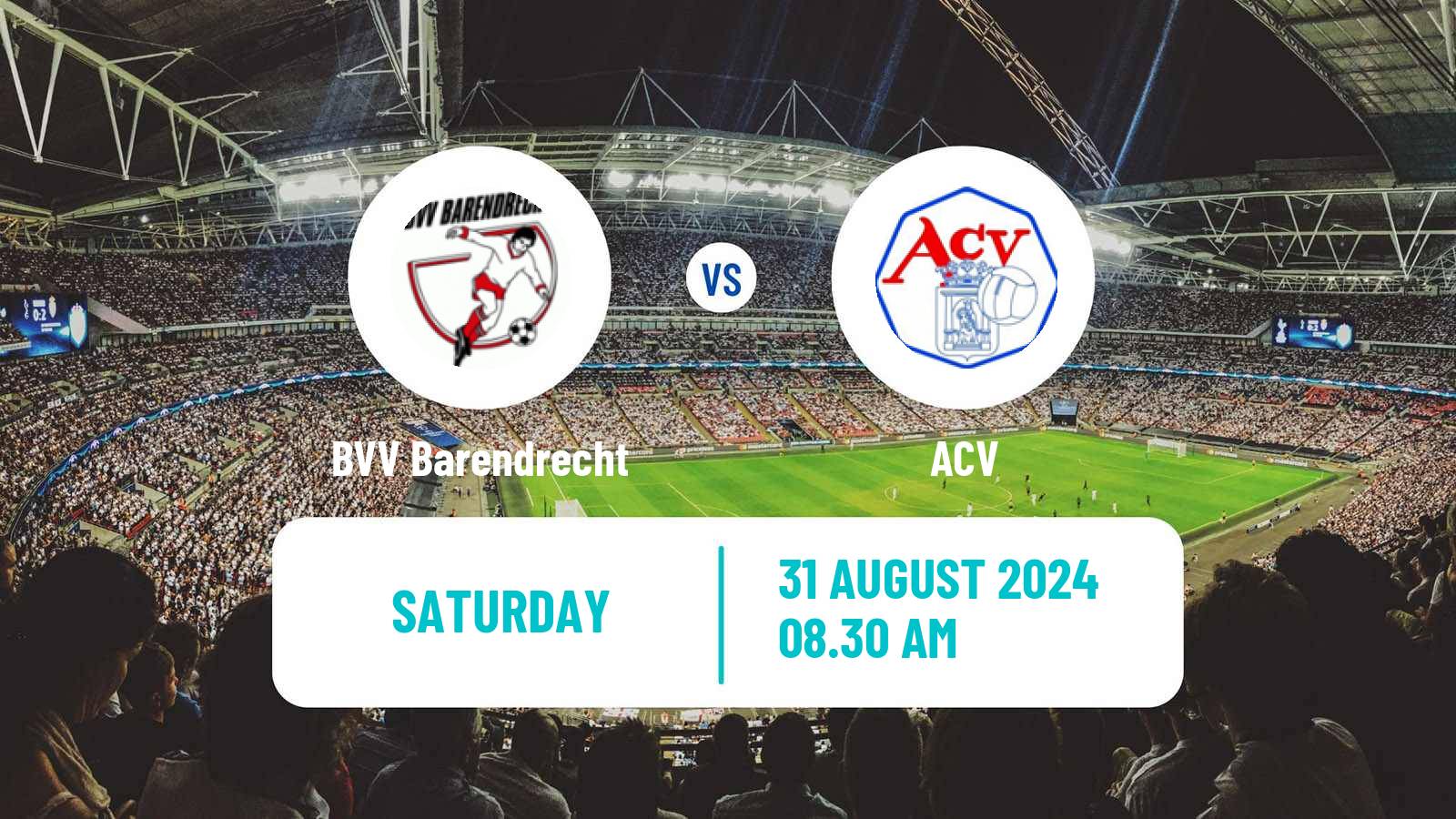 Soccer Dutch Tweede Divisie BVV Barendrecht - ACV