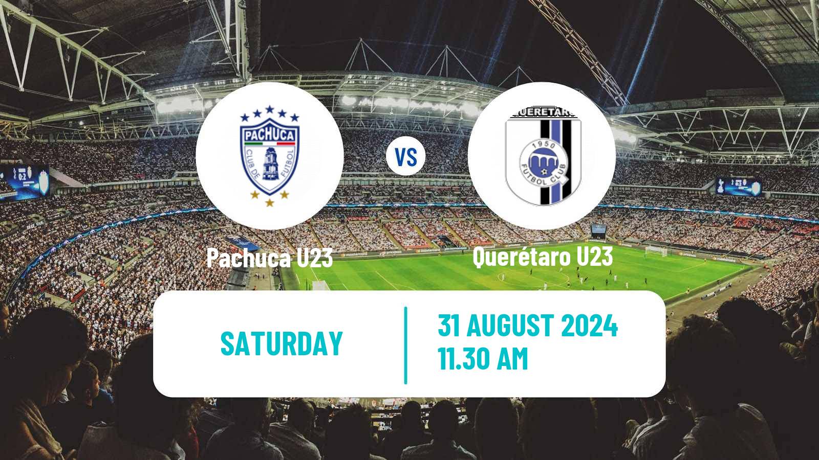 Soccer Mexican Liga MX U23 Pachuca U23 - Querétaro U23