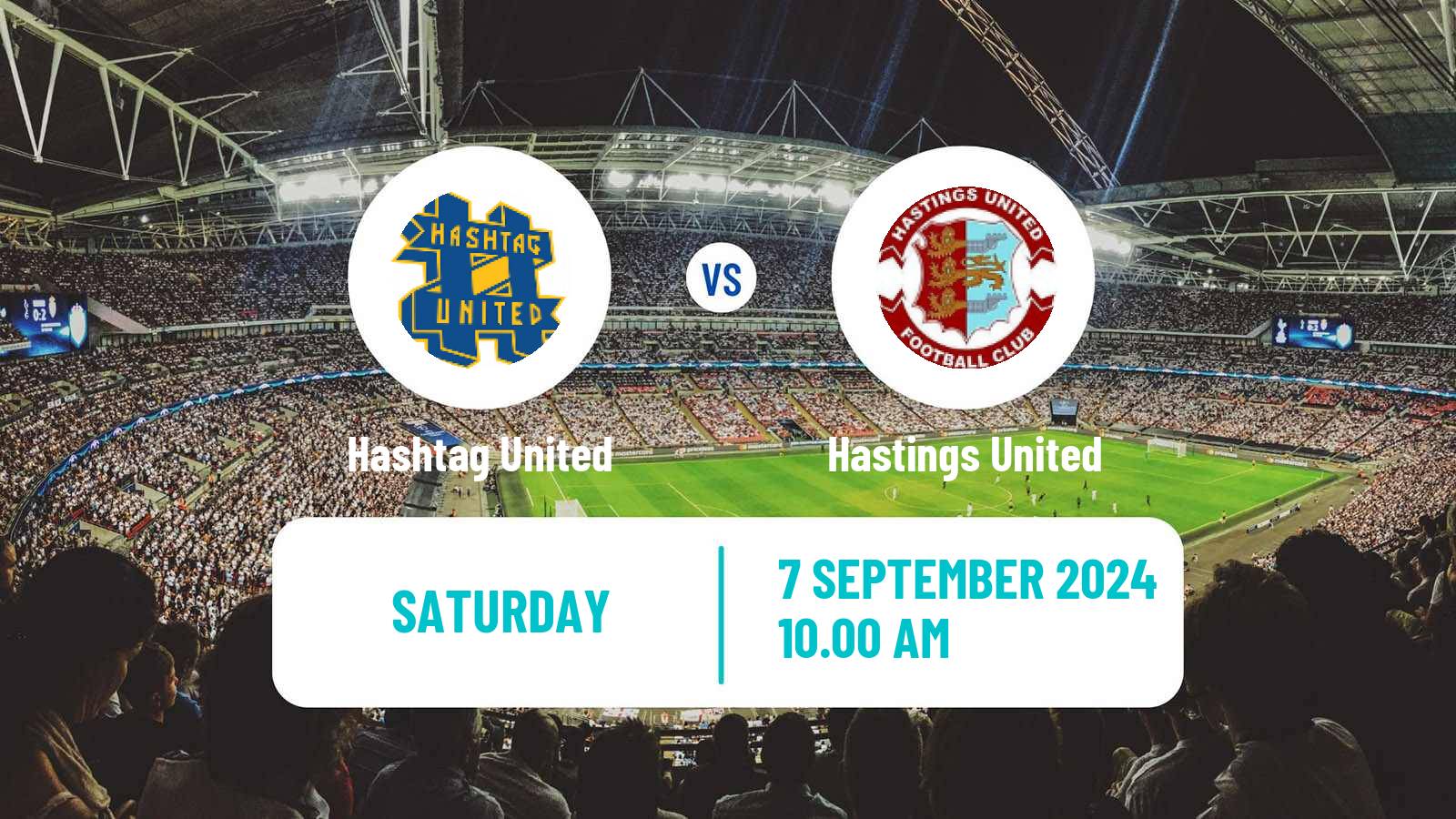 Soccer English Isthmian League Premier Division Hashtag United - Hastings United