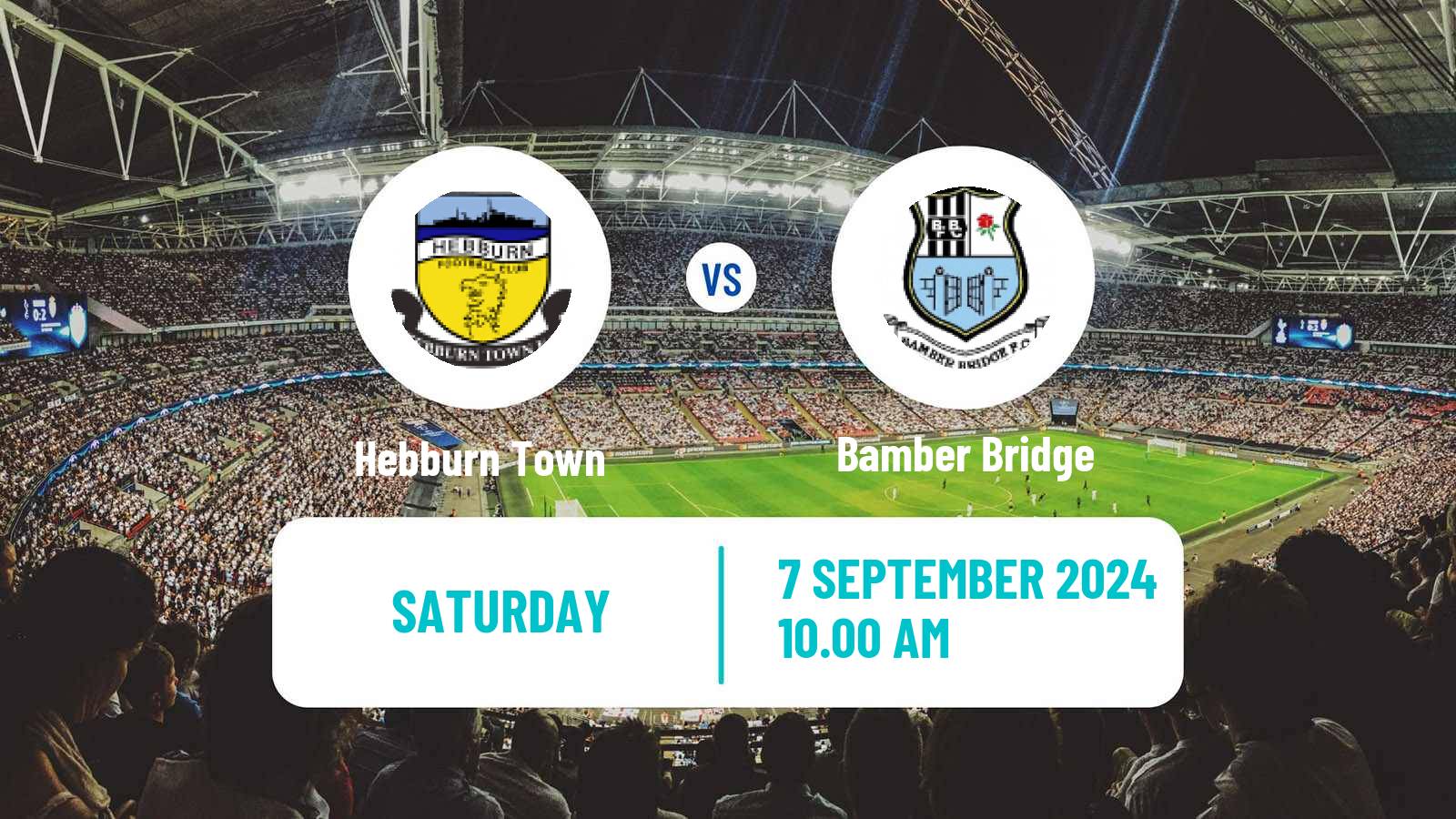 Soccer English NPL Premier Division Hebburn Town - Bamber Bridge