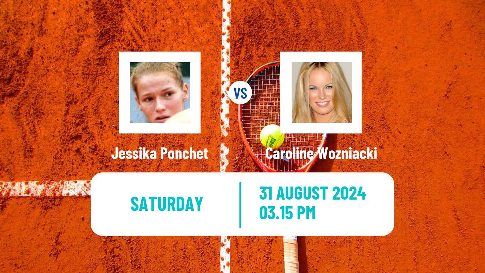 Tennis WTA US Open Jessika Ponchet - Caroline Wozniacki