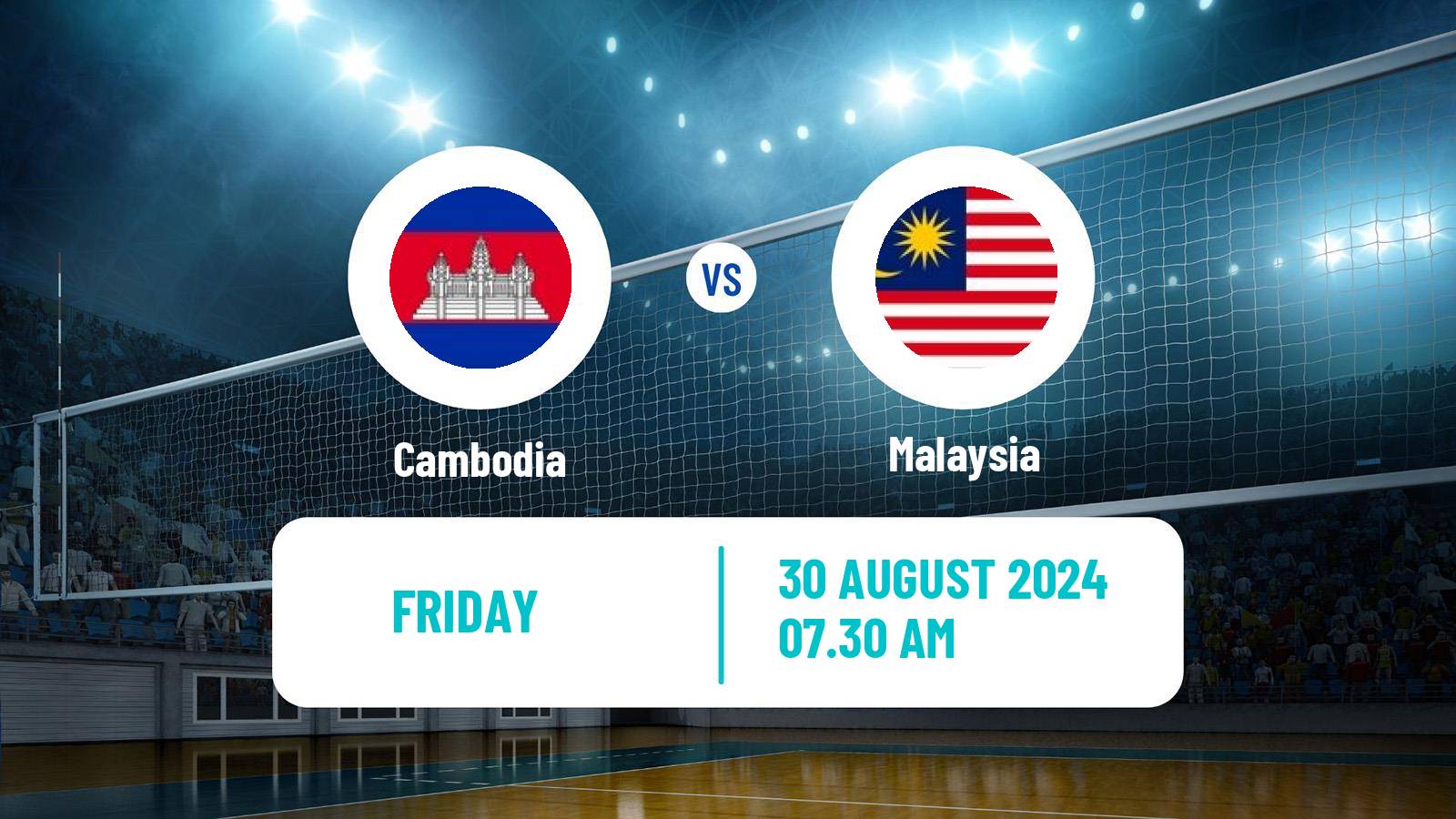 Volleyball Friendly International Volleyball Cambodia - Malaysia