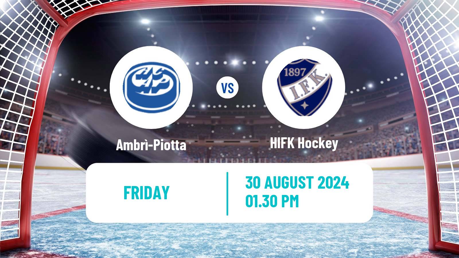 Hockey Club Friendly Ice Hockey Ambrì-Piotta - HIFK