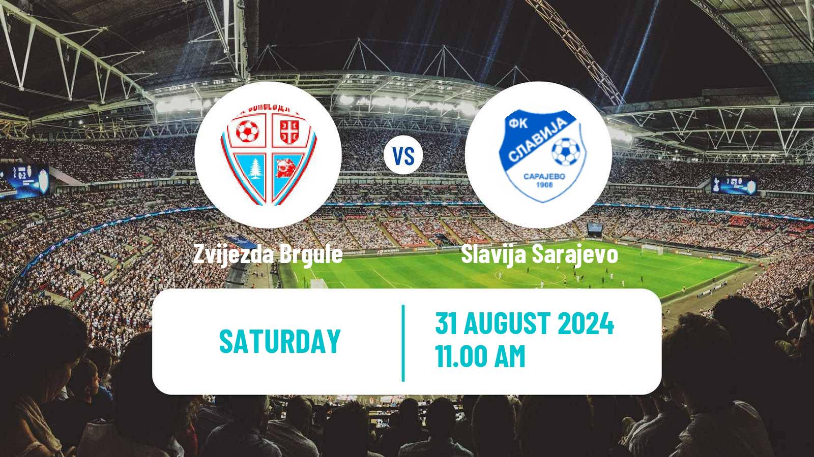 Soccer Bosnian Prva Liga RS Zvijezda Brgule - Slavija Sarajevo