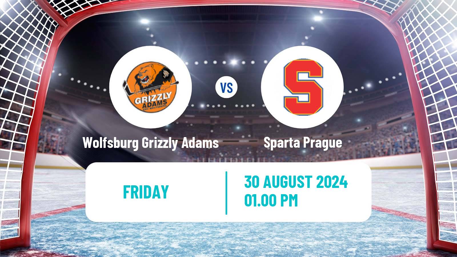 Hockey Club Friendly Ice Hockey Wolfsburg Grizzly Adams - Sparta Prague