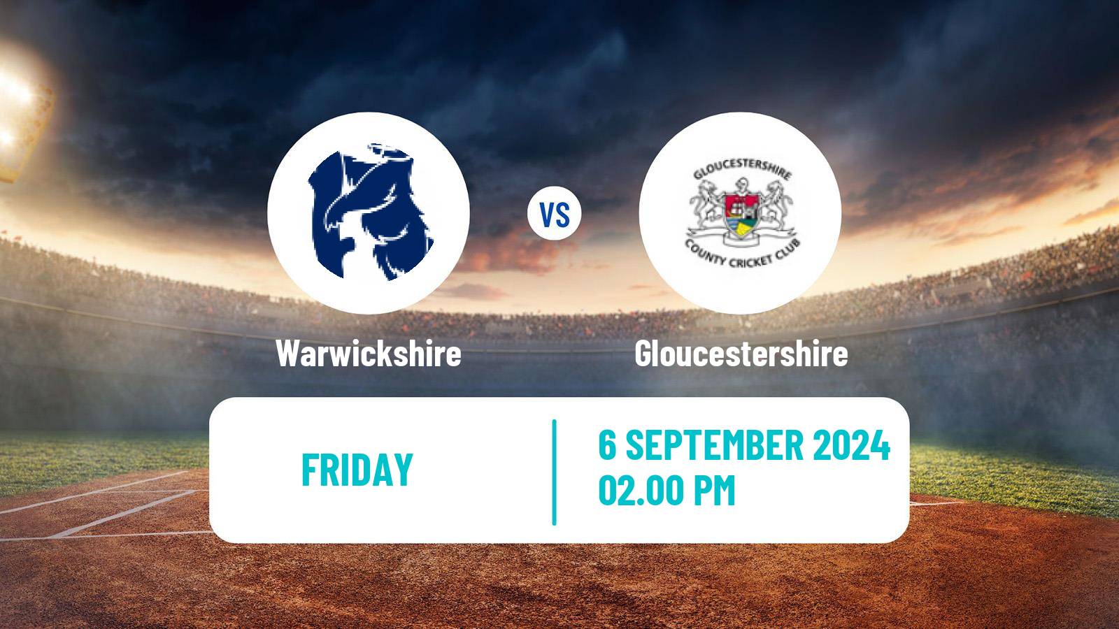 Cricket Vitality Blast Warwickshire - Gloucestershire