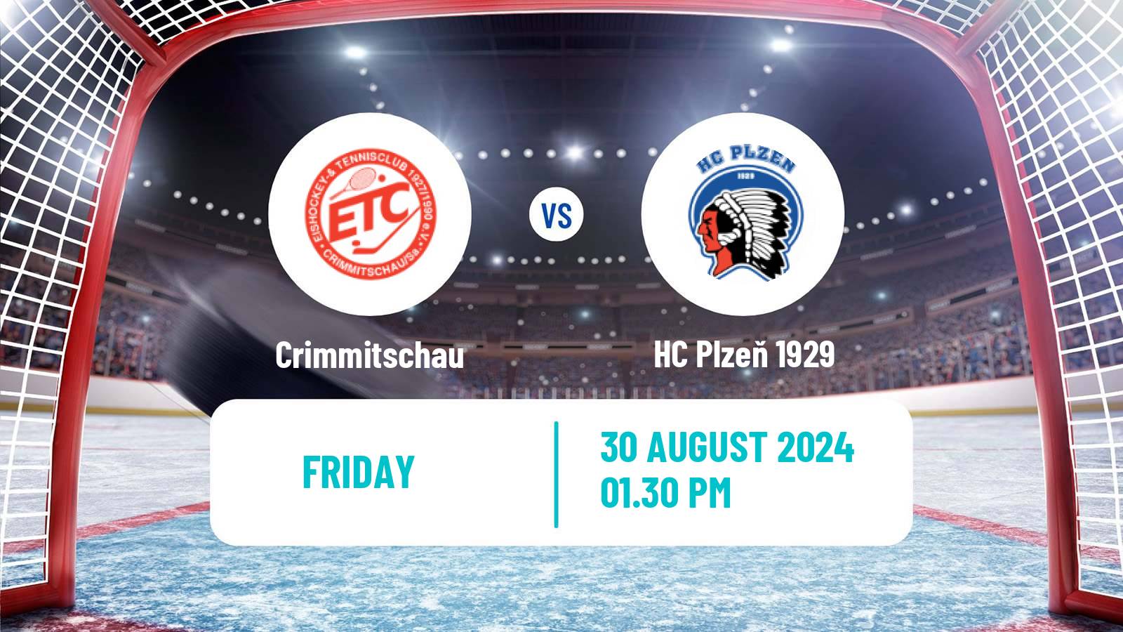 Hockey Club Friendly Ice Hockey Crimmitschau - HC Plzeň 1929