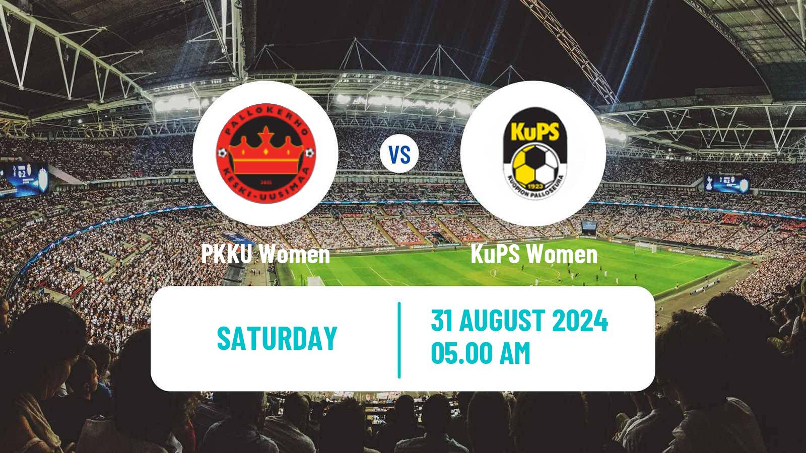 Soccer Finnish Kansallinen Liiga Women PKKU - KuPS