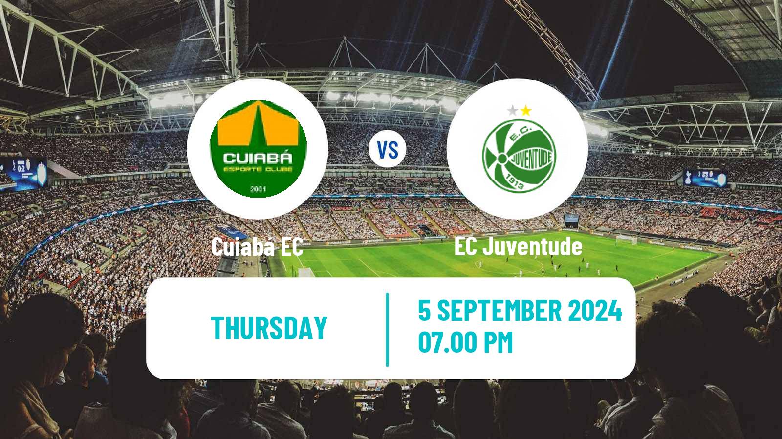 Soccer Brazilian Serie A Cuiabá - Juventude