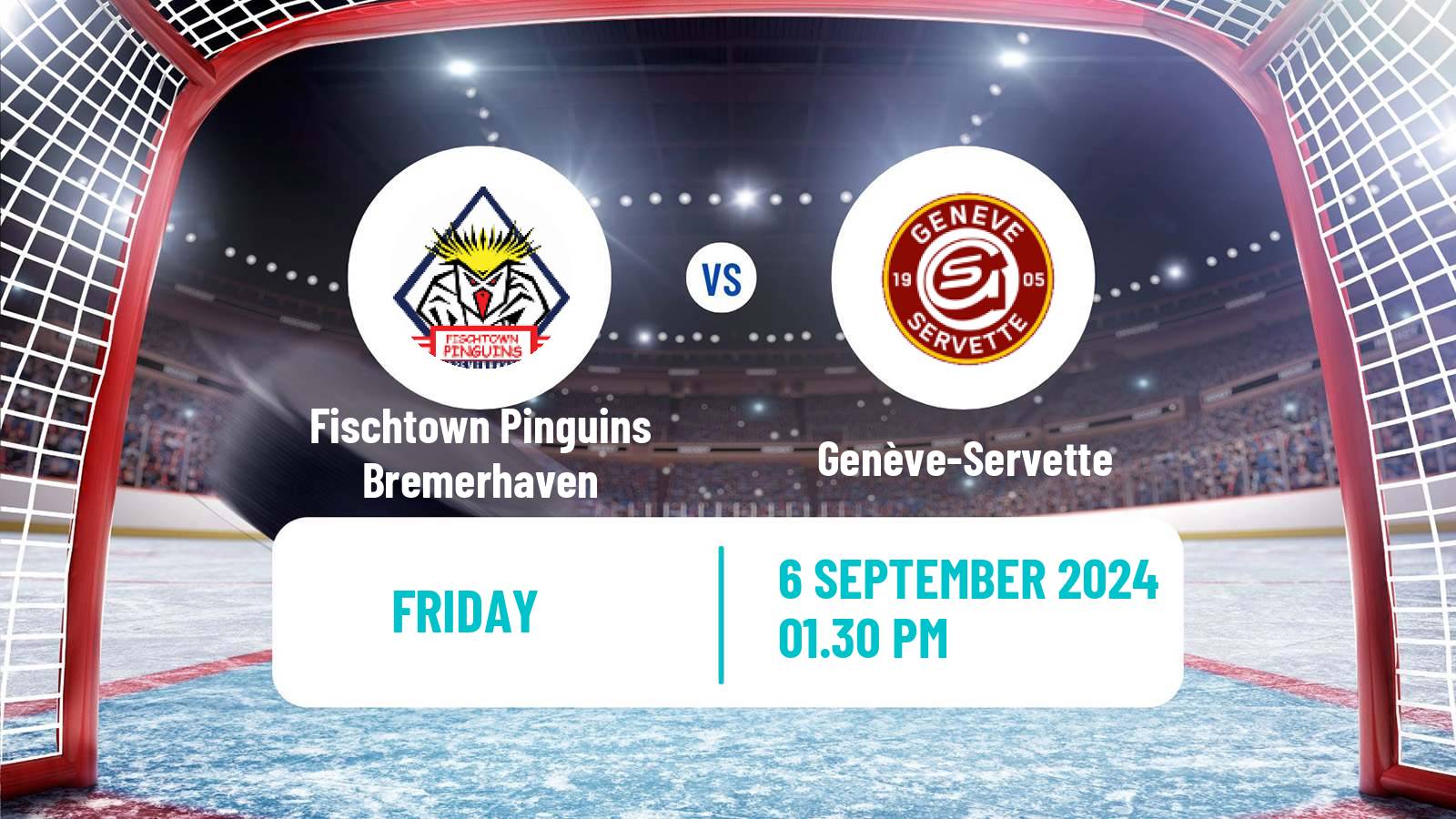 Hockey Champions League Ice Hockey Fischtown Pinguins Bremerhaven - Genève-Servette