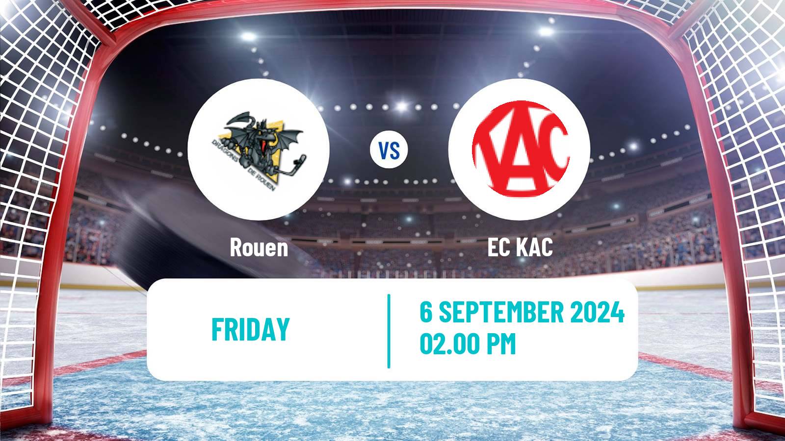 Hockey Champions League Ice Hockey Rouen - EC KAC